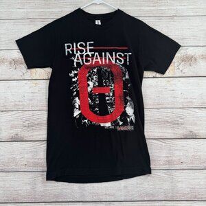 Rise Against 2022 Nowhere Generation II Tour T-Shirt Adult Size‎ Small Black
